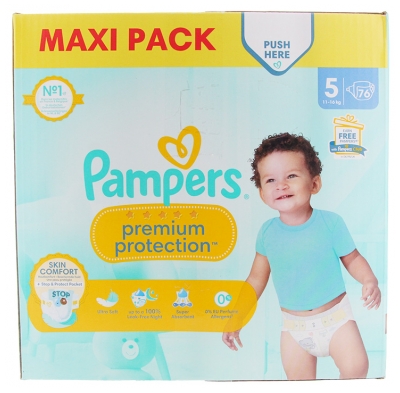Pampers Premium Protection T5 76 Couches 11-16 kg