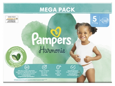 Pampers Harmonie T5 70 Couches 11-16 kg