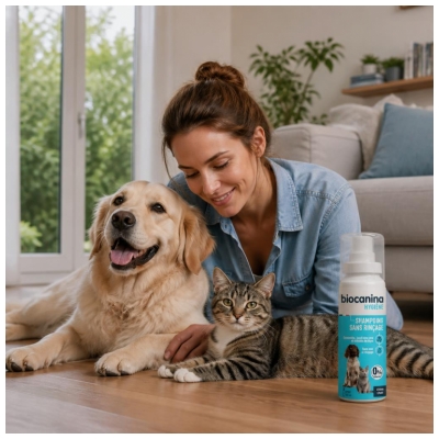 Biocanina Hygiène Shampoing Sans Rinçage pour Chiens & Chats 100 ML