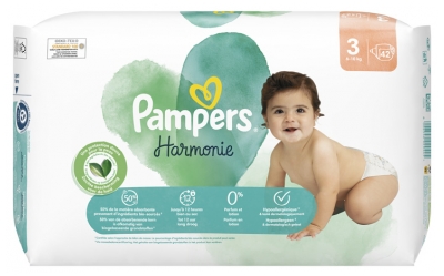 Pampers Harmonie T3 42 Couches 6-10 kg