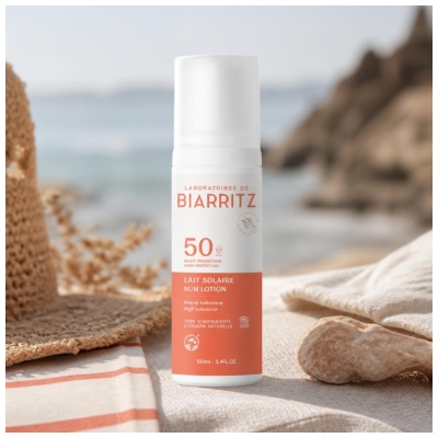 Laboratoires de Biarritz Lait Solaire SPF50 Biologique 100 ML