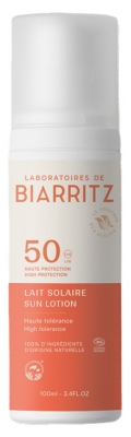 Laboratoires de Biarritz Lait Solaire SPF50 Biologique 100 ML