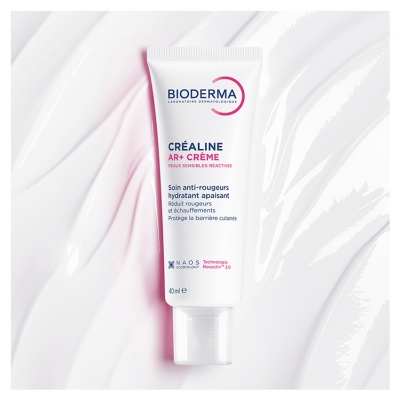 Bioderma Créaline AR+ Crème Soin Anti-Rougeurs Hydratant Apaisant 40 ml