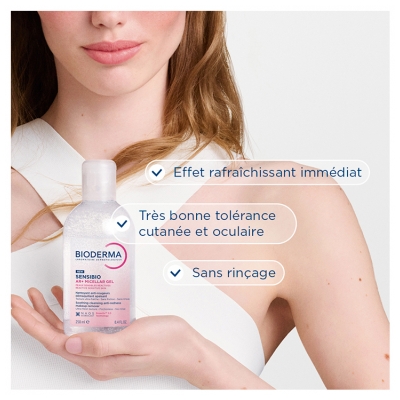 Bioderma Créaline AR + Gelée Micellaire Peaux Sensibles 250 ML