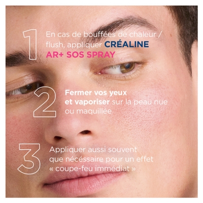 Bioderma Créaline AR+ SOS Spray Brume Anti-Rougeurs Peaux Sensibles Réactives 70 ml