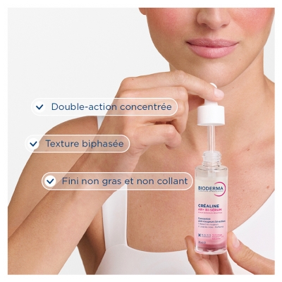 Bioderma Créaline AR + Bi-Sérum Peaux Sensibles et Réactives 30 ml