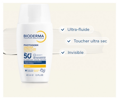 Bioderma Photoderm XDefense Ultra-Fluid SPF50+ Tous Types de Peaux 40 ml