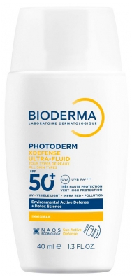 Bioderma Photoderm XDefense Ultra-Fluid SPF50+ Tous Types de Peaux 40 ml