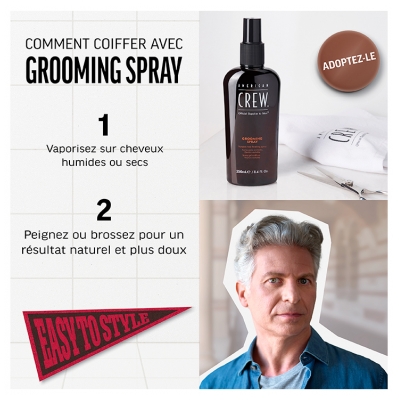 American Crew Grooming Spray Gel Coiffant Fixation Variable 250 ml