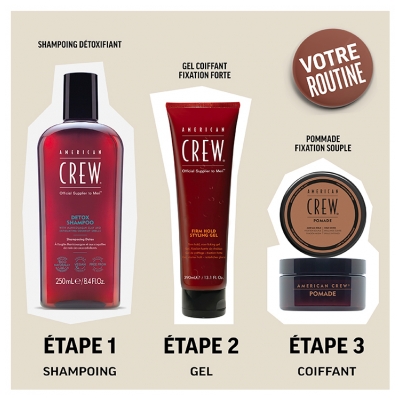 American Crew Grooming Spray Gel Coiffant Fixation Variable 250 ml
