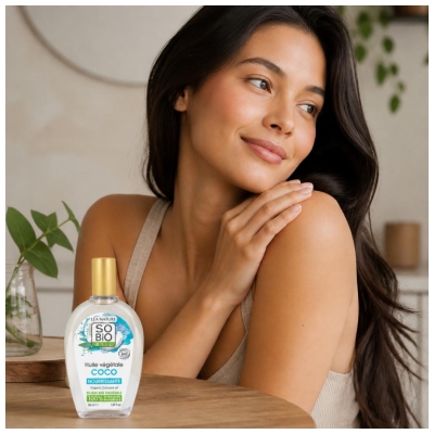 Léa Nature SO BIO étic Huile Végétale de Coco Biologique 50 ML