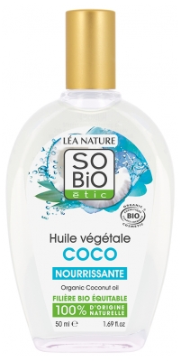 Léa Nature SO BIO étic Huile Végétale de Coco Biologique 50 ML