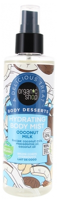 Organic Shop Body Desserts Brume Corps Hydratante au Lait de Coco de 200 ML