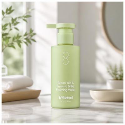 By Wishtrend Mousse Nettoyante Crémeuse Green Tea & Enzyme 140 ml