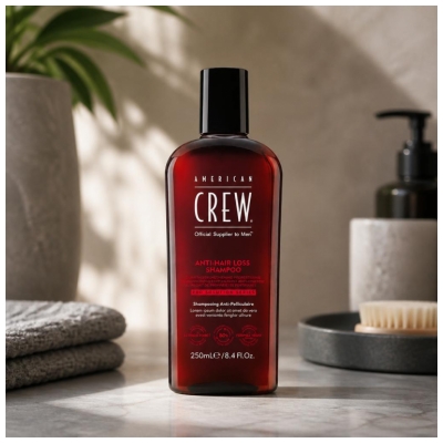 American Crew Shampoing Anti-Chute Rafraichissant pour Cheveux Fins et Clairsemés 250 ml