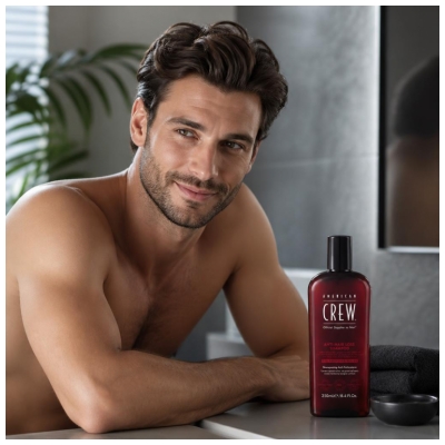 American Crew Shampoing Anti-Chute Rafraichissant pour Cheveux Fins et Clairsemés 250 ml