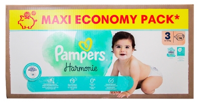 Pampers Harmonie T3 Maxi Pack 96 Couches 6-10 kg