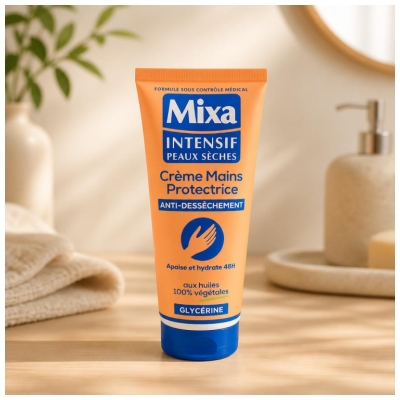 Mixa Crème Mains Protectrice 48H Anti Dessèchement 100 ML