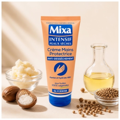 Mixa Crème Mains Protectrice 48H Anti Dessèchement 100 ML