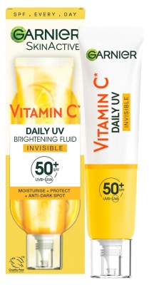 Garnier SkinActive Vitamine C Fluide Anti UV Anti Taches Invisible SPF50 + 40 ML