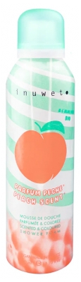 Inuwet Mousse de Douche Parfumée et Colorée Pêche 200 ML