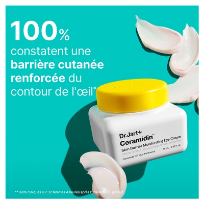 Dr. Jart+ Ceramidin™ Crème Contour Des Yeux Réparatrice et Hydratante 15 ml