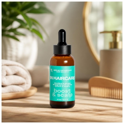 In Haircare Boost n' scalp Sérum Croissance & Volume 50 ml