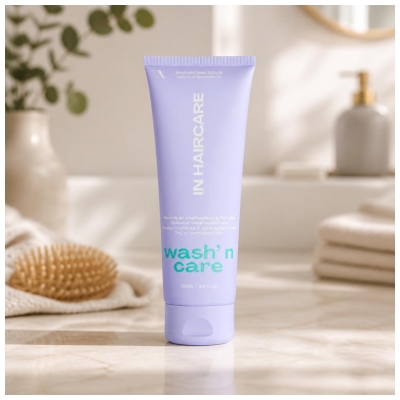 In Haircare Wash n' care Shampoing Doux pour Cheveux Secs ou Abîmés 250 ml