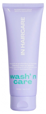 In Haircare Wash n' care Shampoing Doux pour Cheveux Secs ou Abîmés 250 ml