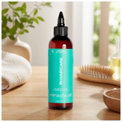 In Haircare Miracle Oil Huile de Soin Multi-Bénéfices Fortifie et Nourrit 200 ml