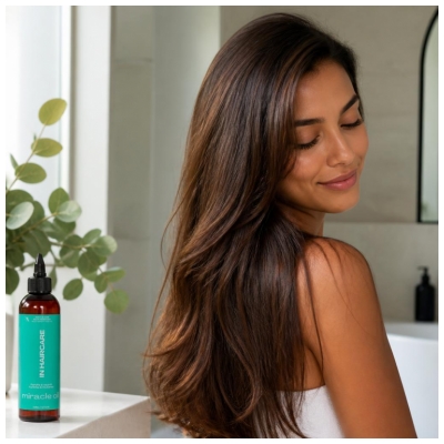 In Haircare Miracle Oil Huile de Soin Multi-Bénéfices Fortifie et Nourrit 200 ml