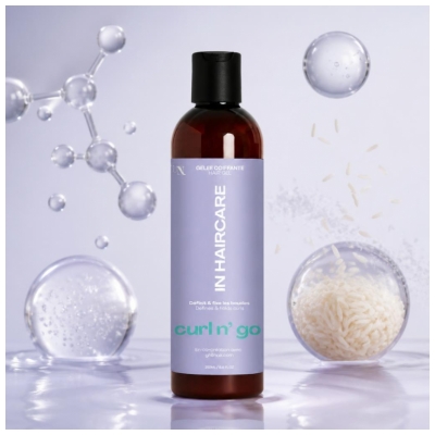 In Haircare Curl n' go Gelée Coiffante Définit & Fixe les Boucles 250 ml