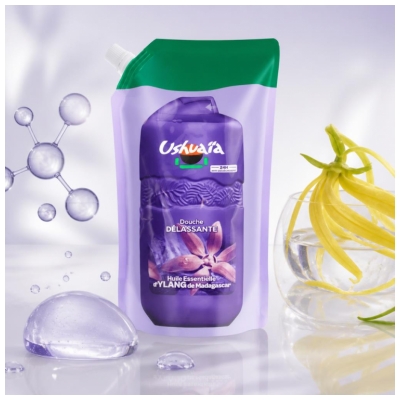 Ushuaïa Douche Massage Délassante Ylang de Madagascar Eco Recharge 500 ML