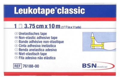 3M Micropore Bande Adhésive Hypoallergénique Non-Élastique 5 cm x 9.1 m - Couleur : Jaune