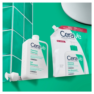 CeraVe Gel Moussant 473 ML + Éco-Recharge 473 ML
