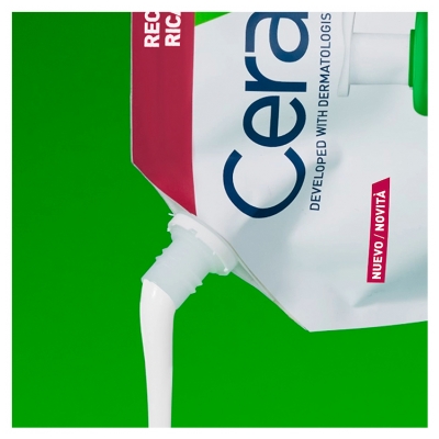 CeraVe Crème Lavante Hydratante 473 ML + Éco-Recharge 473 ML