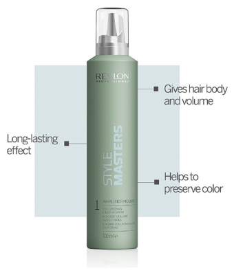 Revlon Professional Style Masters 1 Amplifier Volume Mousse avec Fibres 300 ml