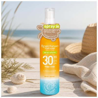 Respectueuse Spray Solaire Visage & Corps SPF30 100 ml