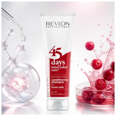 Revlon Professional 45 Days Revlonissimo Conditionneur Shampoing Cheveux Rouges 275 ml