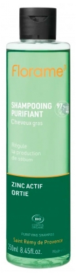 Florame Shampoing Purifiant Cheveux Gras Bio 250 ml