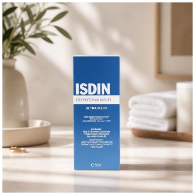 Isdin Eryfotona Night Ultra Fluid Sérum Allantoïne de Nuit Réparateur 50 ml
