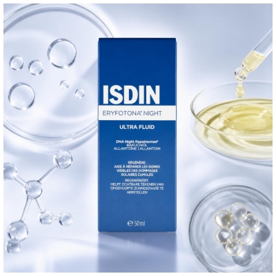 Isdin Eryfotona Night Ultra Fluid Sérum Allantoïne de Nuit Réparateur 50 ml