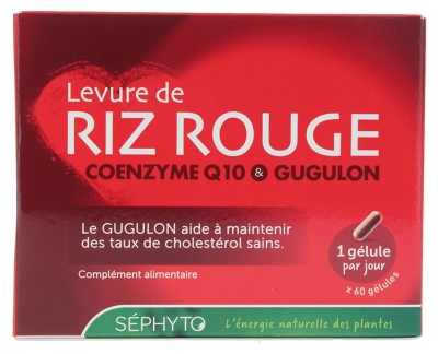 Séphyto Levure de Riz Rouge 60 Unités