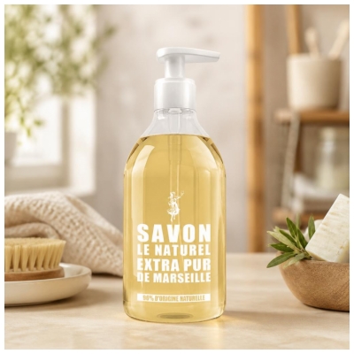 Savon Le Naturel Extra Pur de Marseille de 500 ML