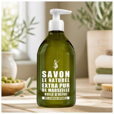 Savon Le Naturel Extra Pur de Marseille à l'Huile d'Olive 500 ML
