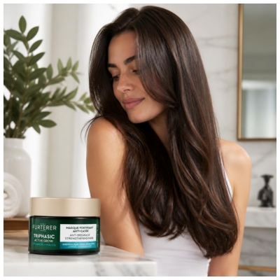 René Furterer Triphasic Active Grow Masque Fortifiant Anti-Casse Vitamine B5 + Propolis 200 ml