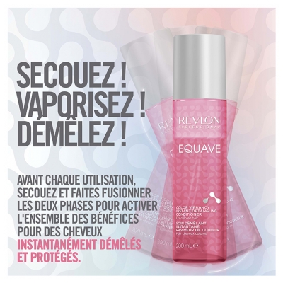 Revlon Professional Equave Soin Démêlant Instantané Raviveur de Couleur Cheveux Colorés 200 ml