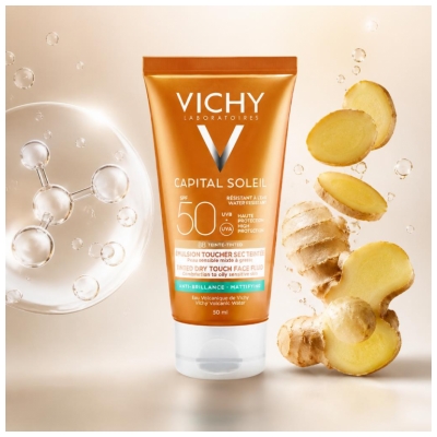 Vichy Capital Soleil BB Émulsion Toucher Sec et Teintée SPF50 50 ML