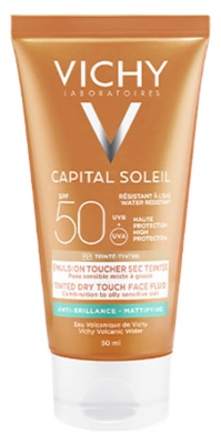 Vichy Capital Soleil BB Émulsion Toucher Sec et Teintée SPF50 50 ML