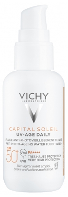 Vichy Capital Soleil UV-Age Daily Fluide Anti Photovieillissement et Teinté SPF 50+ 40 ML